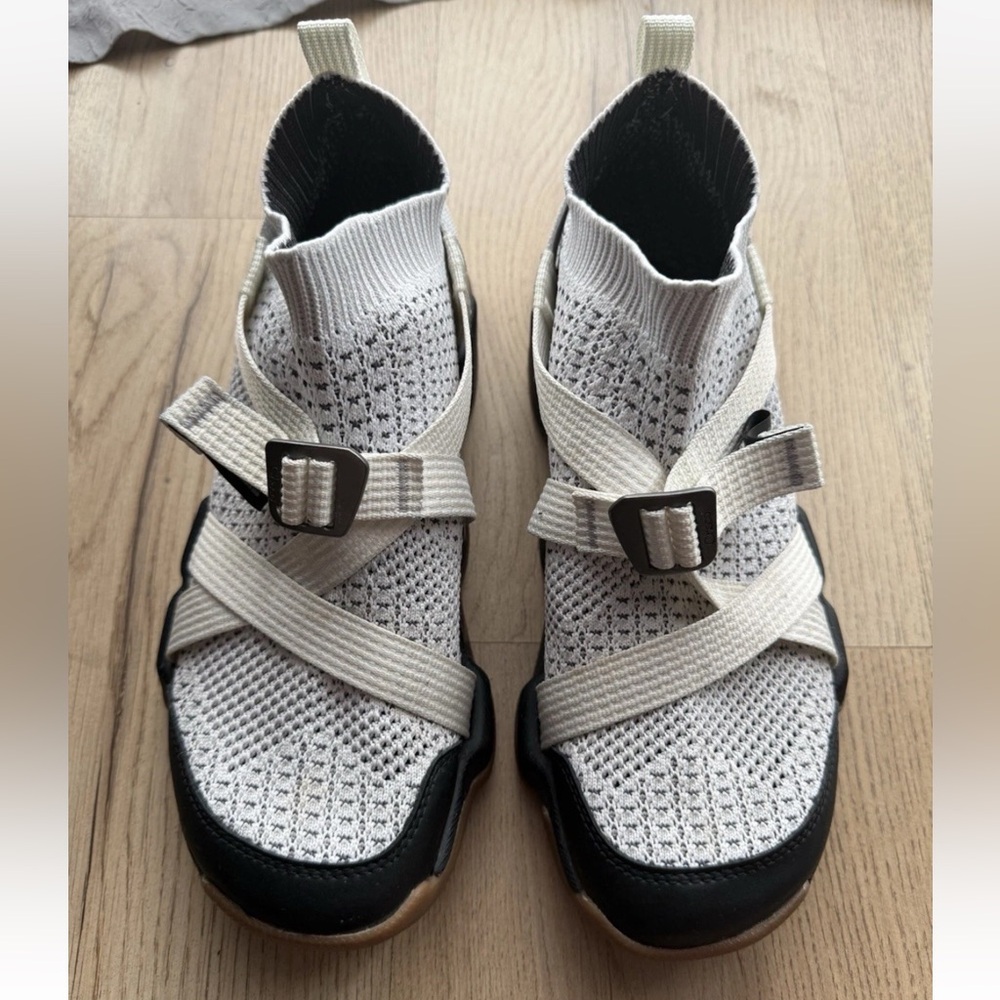 CHACO Z RONIN WHITE KNIT SIZE 9 WOMEN'S SNEAKER $130 JCH107660
